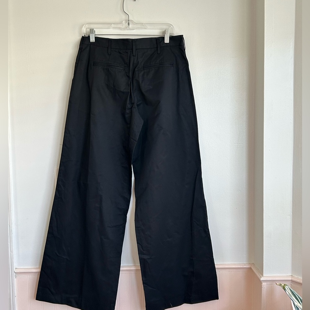 NWOT Johnny Was Pete & Greta Black Nylon Wide Leg Pants Capsule Classic - Picture 3 of 7